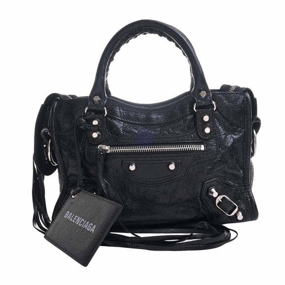 Balenciaga Mini City Handbag Black - Picture 1 of 8